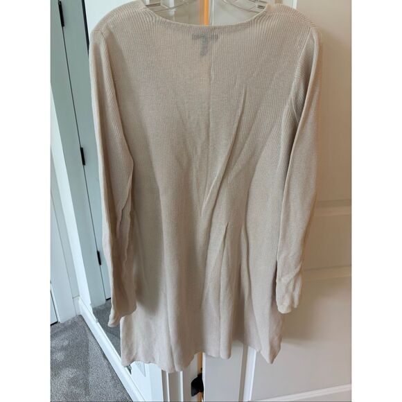 NWOT Eileen Fisher Organic Cotton Chenille V-Neck Top, XS $298 F42 - Picture 10 of 12